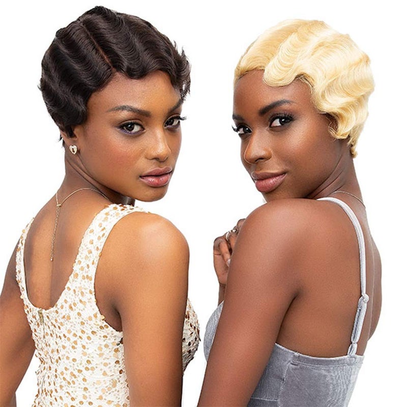 Janet Collection 100% Human Remy Hair Wig Mommy Parting Wig (1) - Image 2